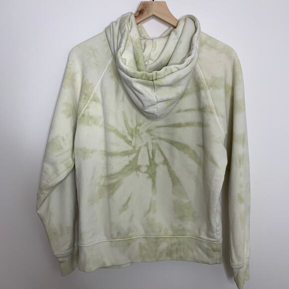 Reformation Jeans Green Tie Dye Pullover Hoodie Womens Small - Picture 3 of 15